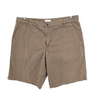 SANDRO PARIS Men's Khaki Brown Chino Casual Shorts Cotton Stretch EU 46 US 36